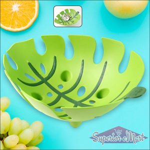 Leaf Shaped Fruit Basket - Decorative Bowl - Superior eMart