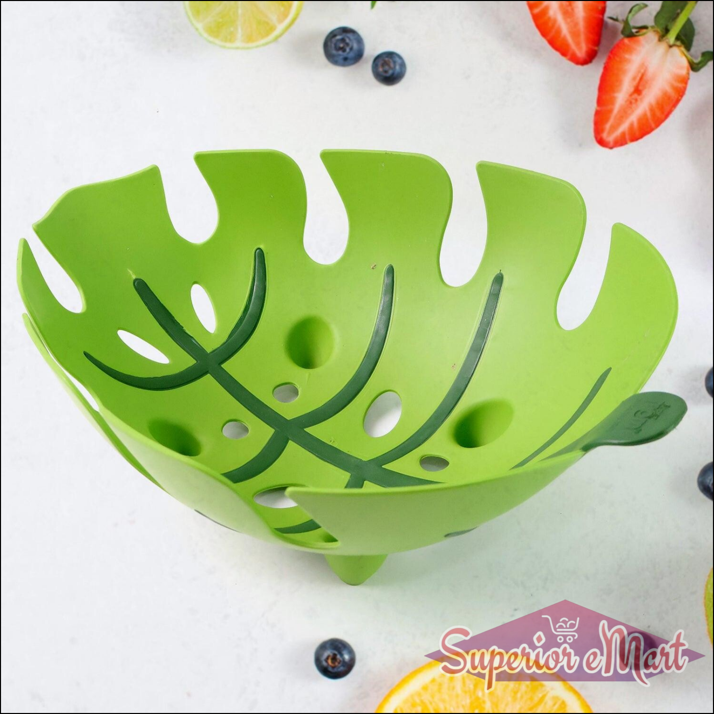 Leaf Shaped Fruit Basket - Decorative Bowl - Superior eMart