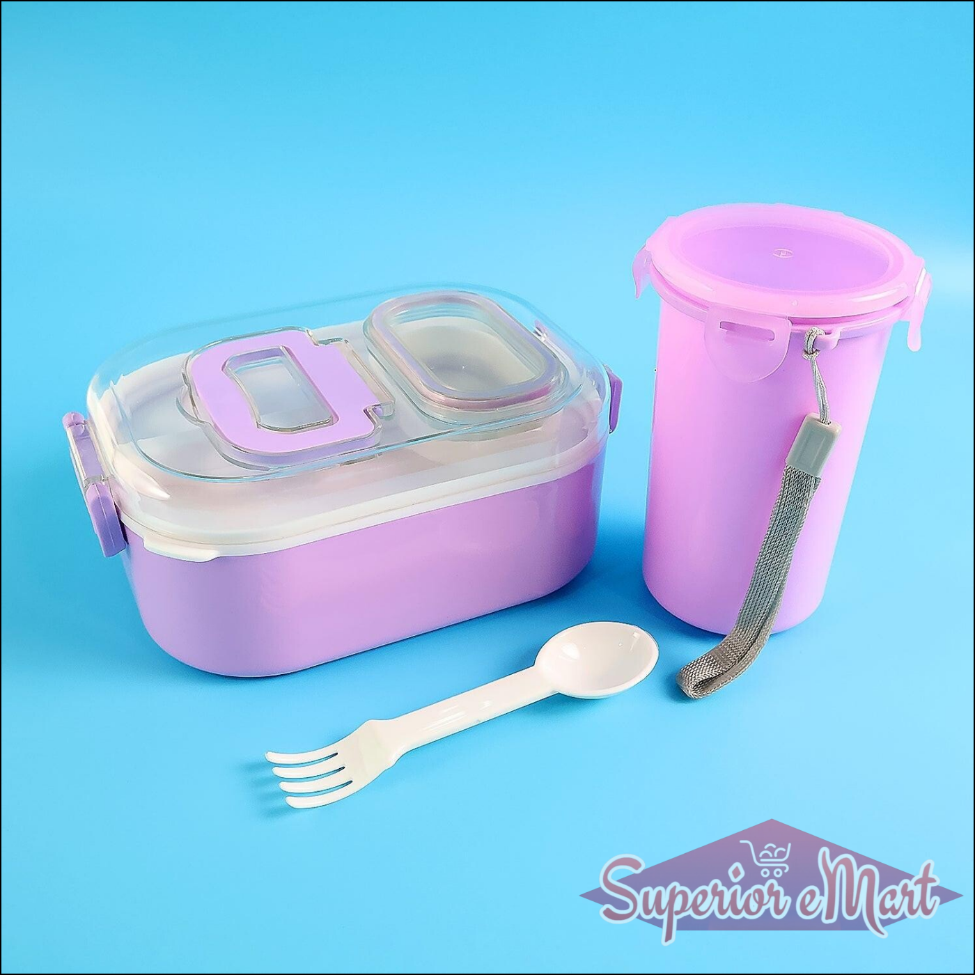 Leakproof Lunch Box Set with Utensils - Superior eMart