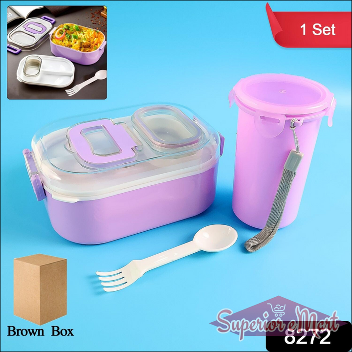 Leakproof Lunch Box Set with Utensils - Superior eMart