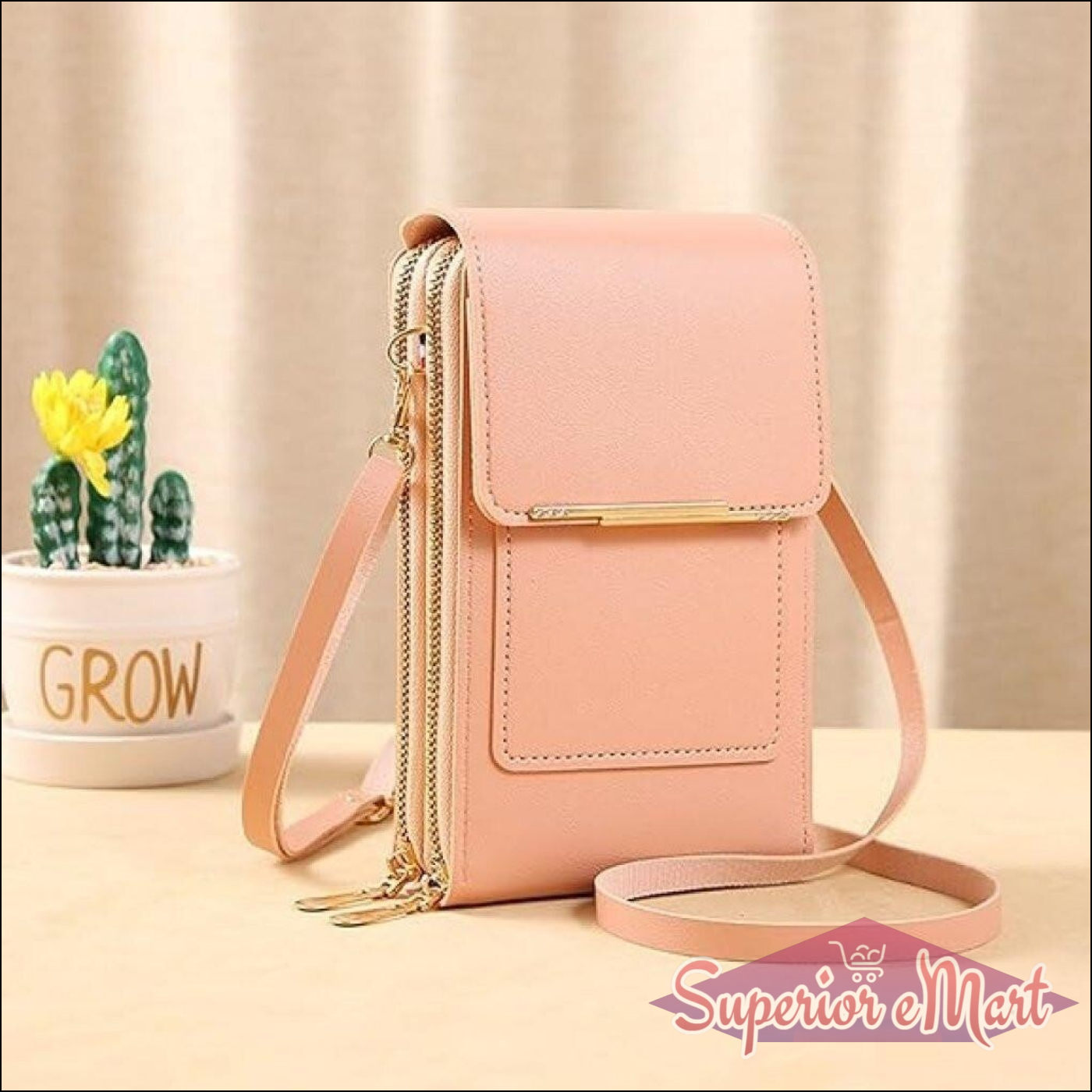 Leather Shoulder Bag Mobile Purse cosmetic Bags - Superior eMart