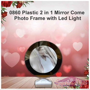 LED Mirror Photo Frame