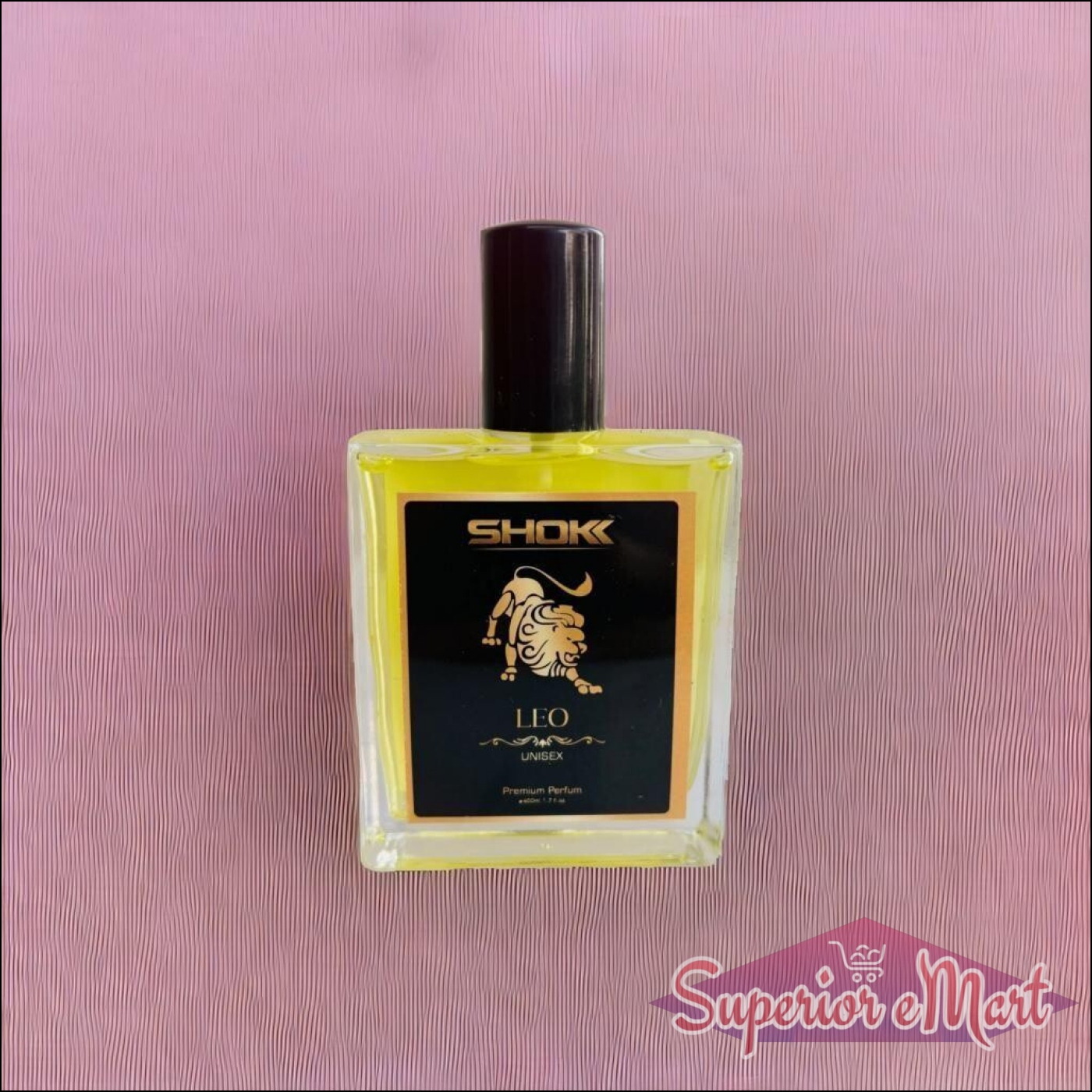 LEO zodiac unisex perfume 50ml in a stylish bottle with vibrant yellow liquid