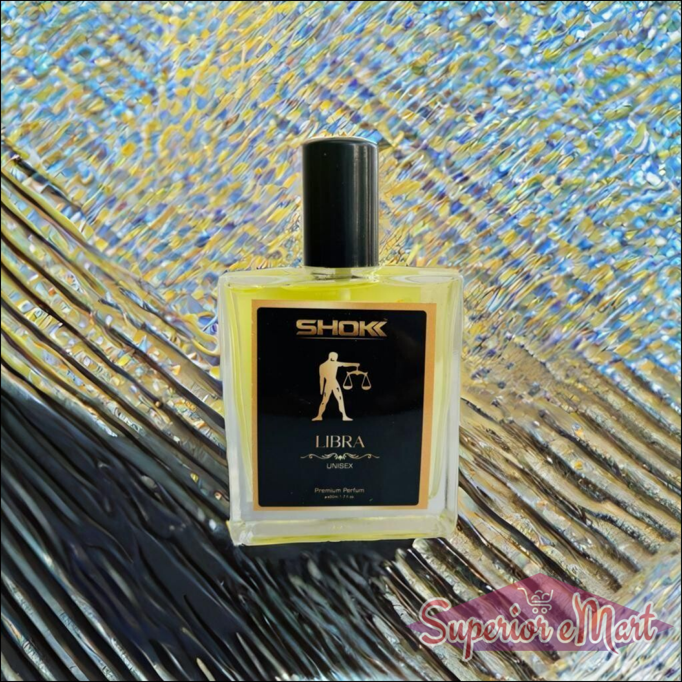 Libra Zodiac Unisex Perfume 50ml in a stylish bottle with a sleek design for all fragrance lovers