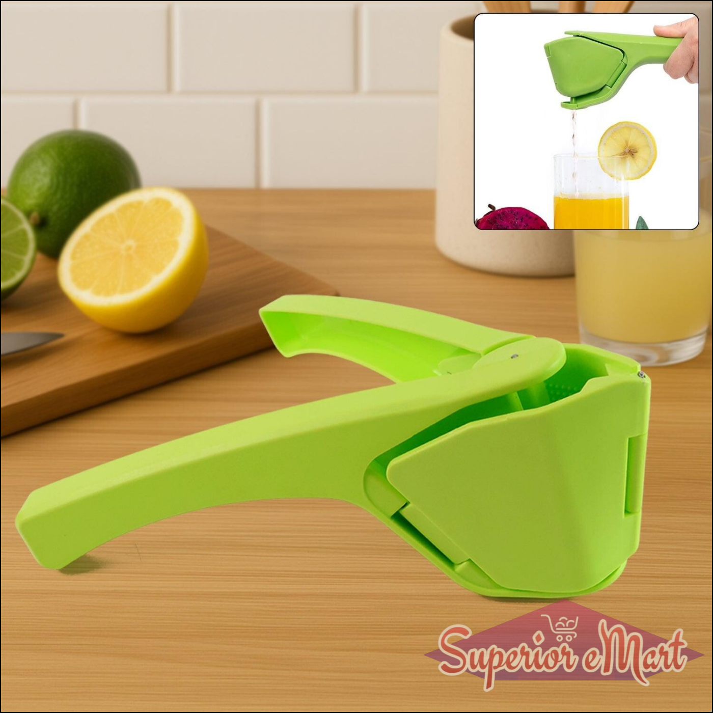 Liger Plastic Manual Handheld Lemon / Orange Squeezer (1 Pc) - Superior eMart
