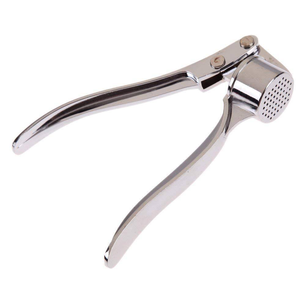 3042 Stainless Steel Garlic Press Crushercrushersqueezermasherand Lemon Juicer - Superior eMart