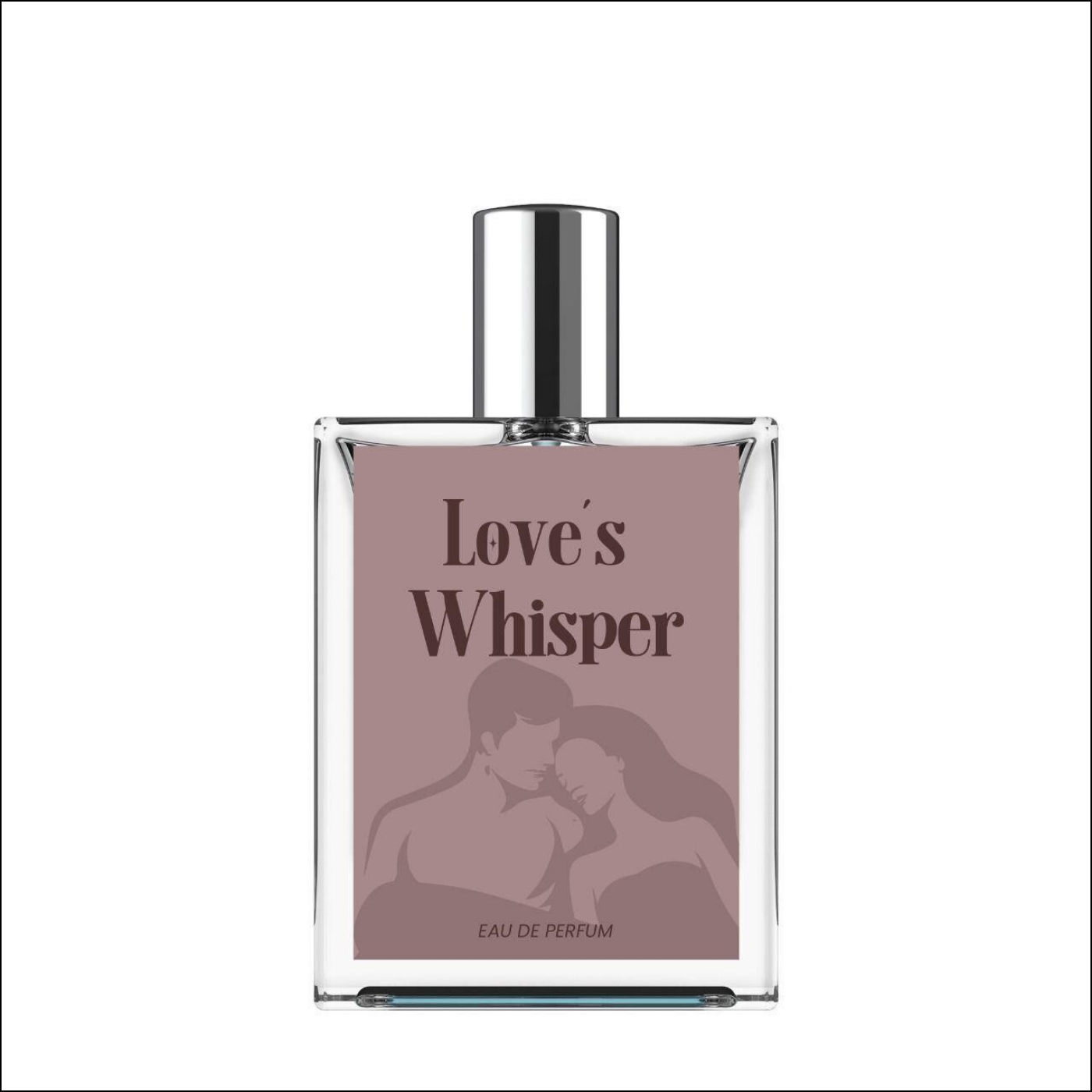 Love's Whisper perfume 100 ml pack of 2 in stylish bottles featuring romantic design