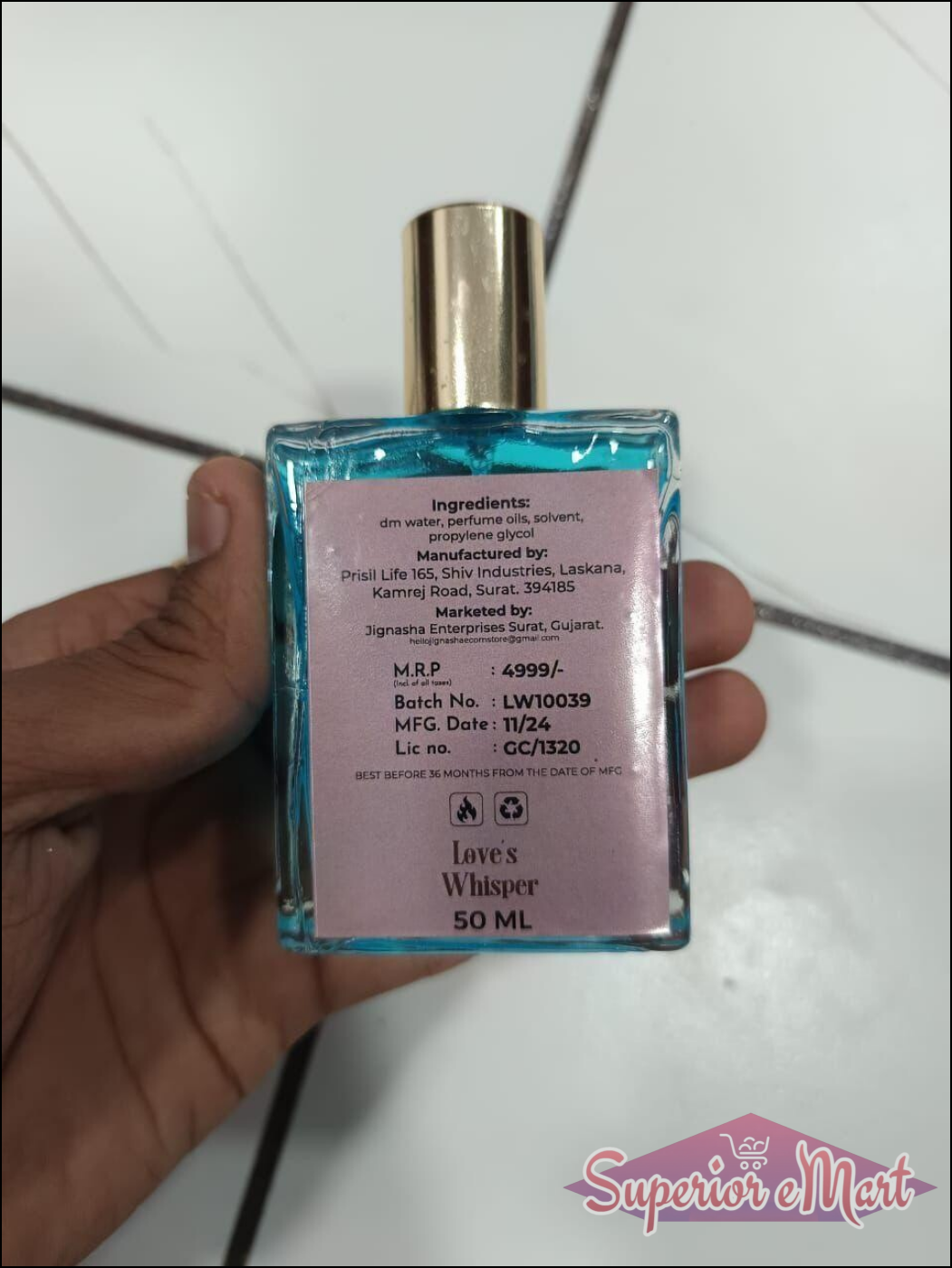 Love's Whisper perfume 100 ml pack of 2 with refreshing scent and elegant packaging