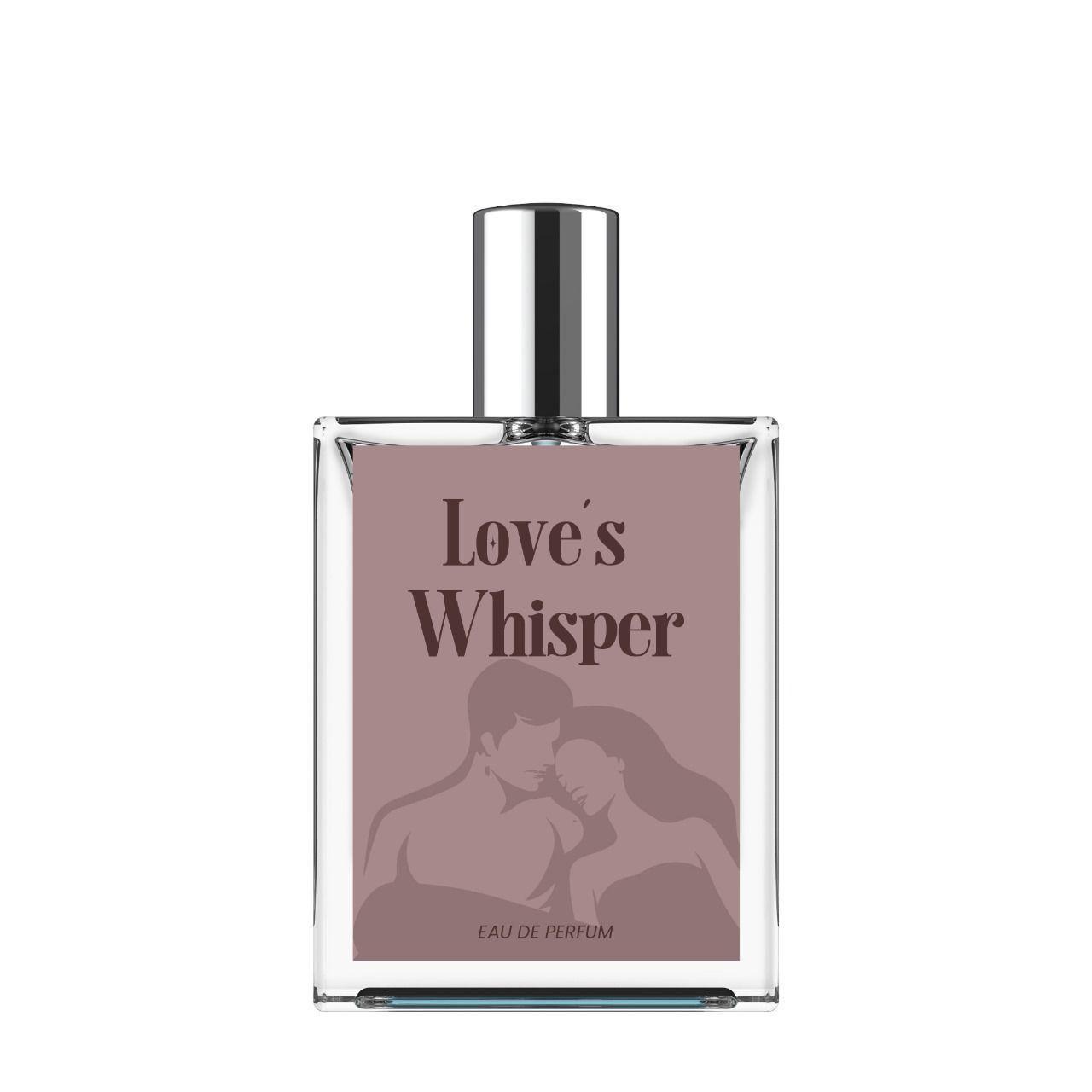 Love's Whisper perfume 100 ml pack of 2 in stylish bottles featuring romantic design
