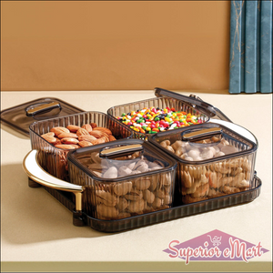 Luxury Delight 4-piece Dryfruit Storage Box (1 Set)