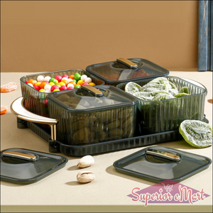 Luxury Delight 4-piece Dryfruit Storage Box (1 Set)