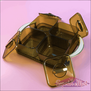 Luxury Delight 4-piece Dryfruit Storage Box (1 Set)