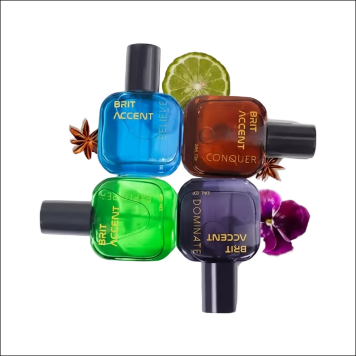 Luxury gift set for men - believe conquer dominate explorer - premium perfume 20ml pack of 4 - perfume