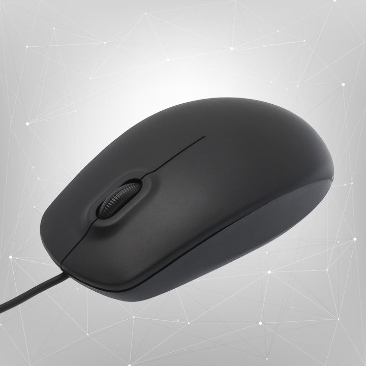 Sleek black M-111 computer mouse with ergonomic design for comfortable use