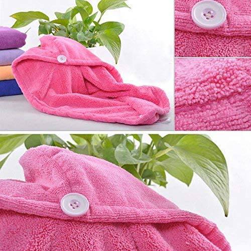 1408 Quick Turban Hair-drying Absorbent Microfiber Toweldry Shower Caps - Superior eMart