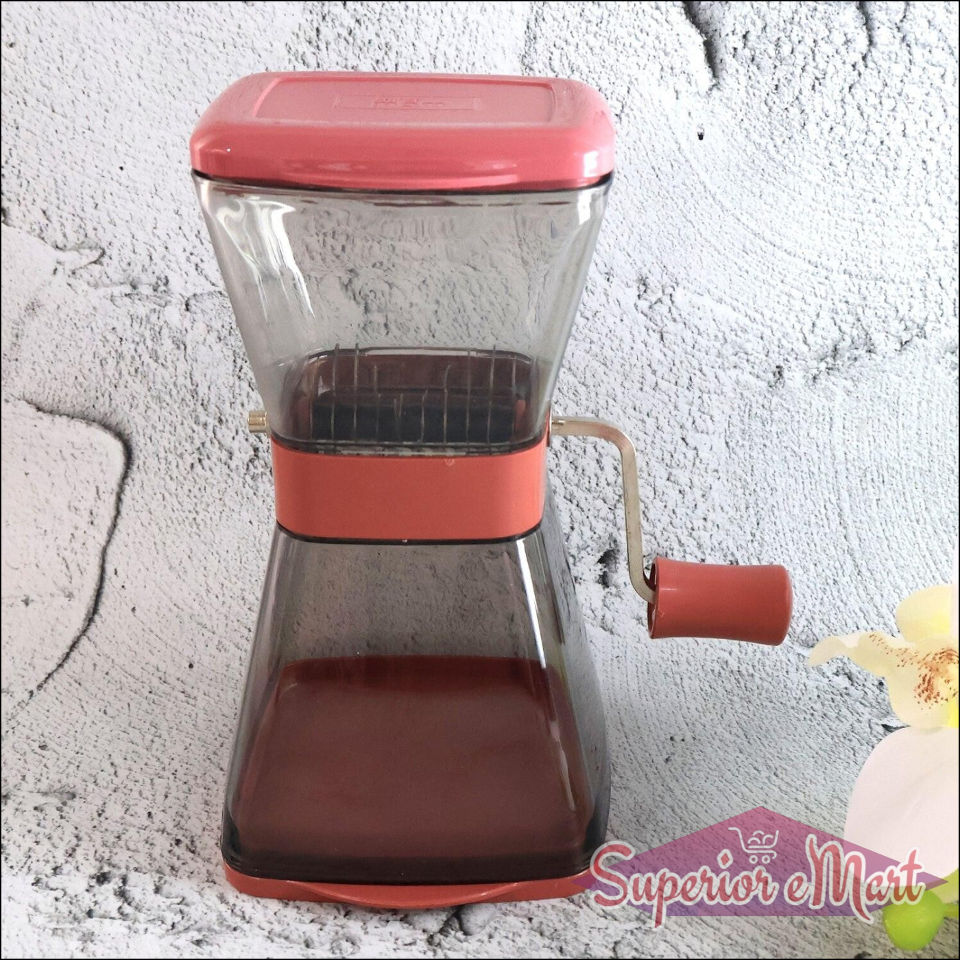 Manual Cutter With Blades And Locking Lid (1 Pc) - Superior eMart