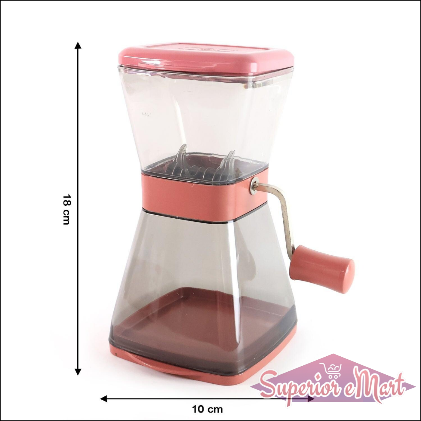 Manual Cutter With Blades And Locking Lid (1 Pc) - Superior eMart