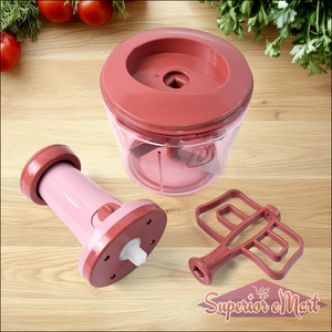Manual Food Chopper 1000ml with Multi Blades - Superior eMart