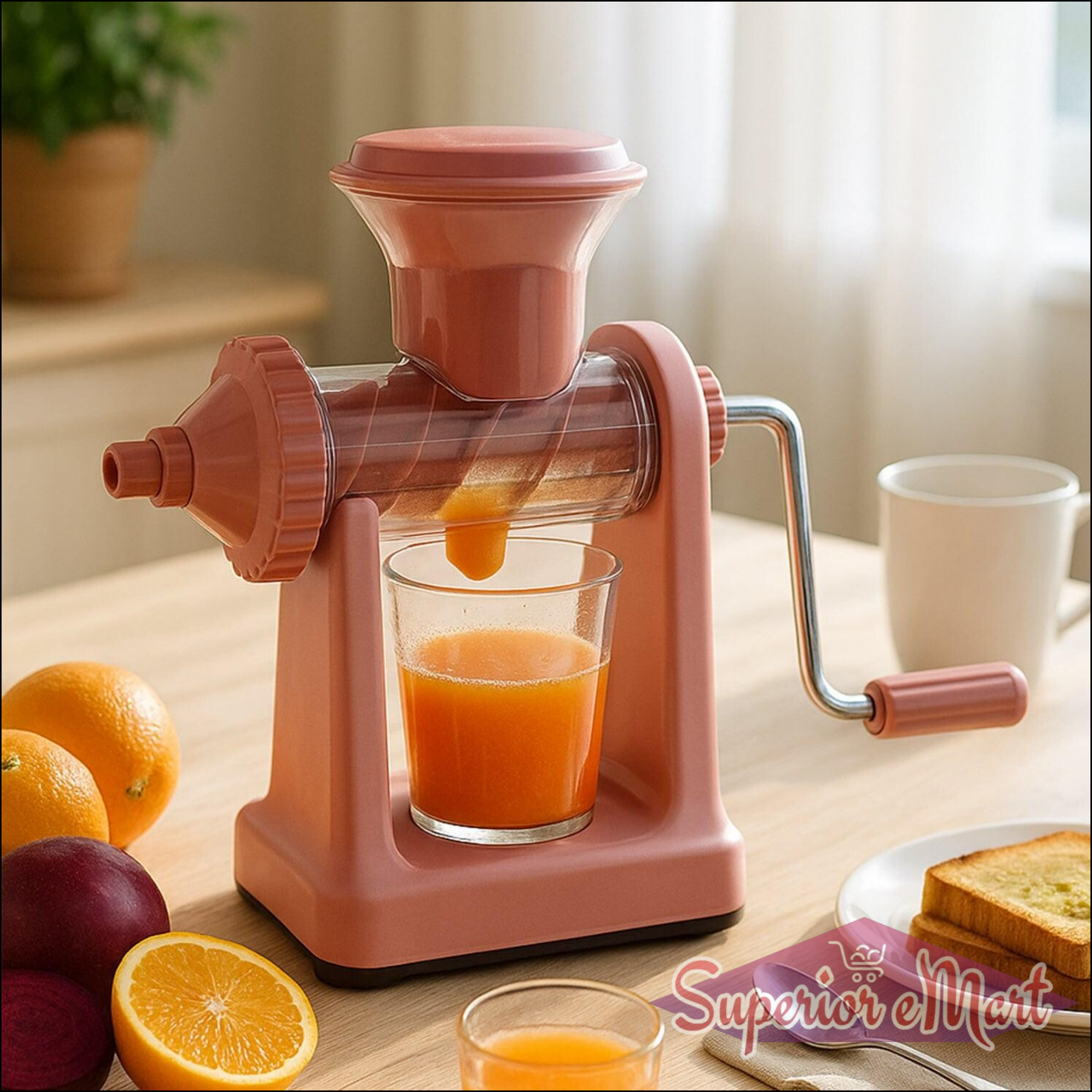 Manual Juicer for Home Use - Durable & Easy - Superior eMart