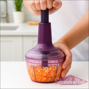 Manual Push Vegetable Chopper 650 Ml - (1 Pc) - Superior eMart