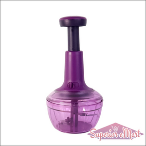 Manual Push Vegetable Chopper 650 Ml - (1 Pc) - Superior eMart