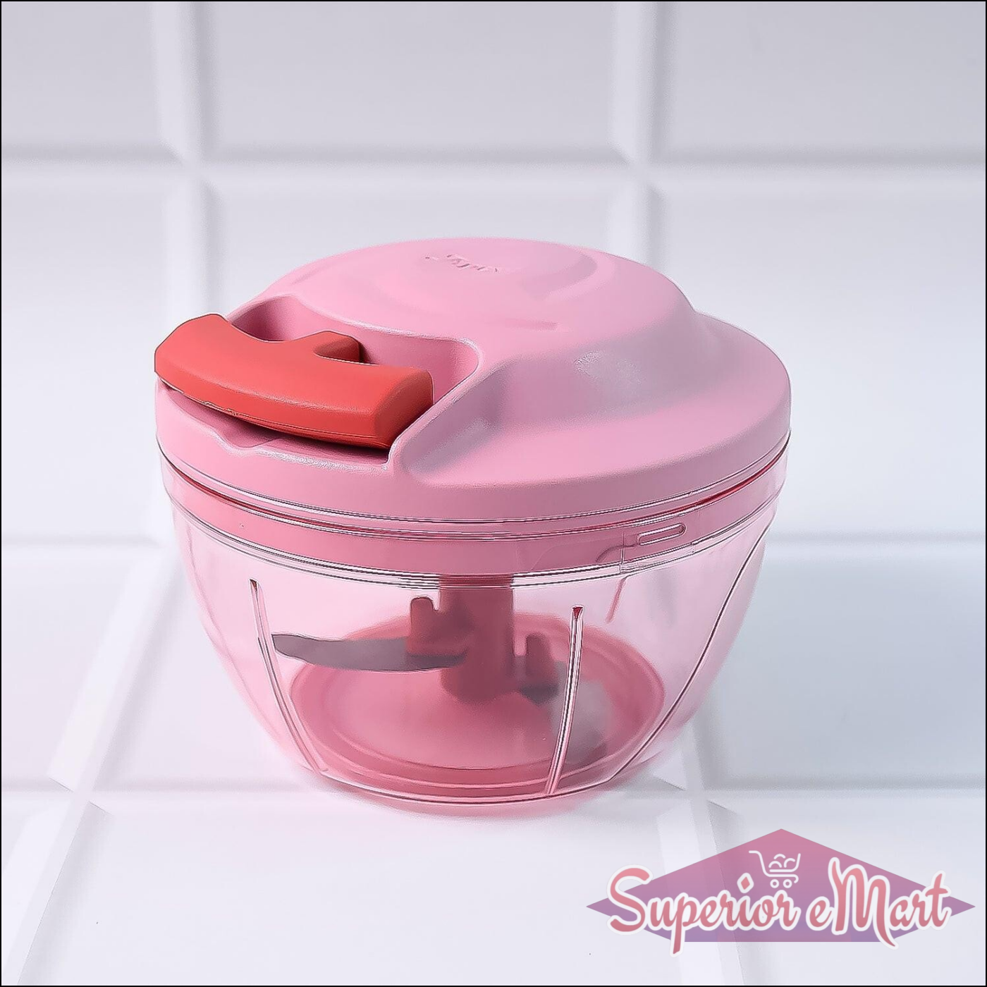 Manual Vegetable Chopper 500ml - Easy Dicing & Chopping - Superior eMart