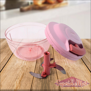 Manual Vegetable Chopper 500ml - Easy Dicing & Chopping - Superior eMart