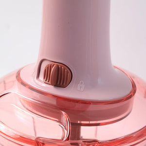 Close-up of Superior eMart manual vegetable chopper with locking mechanism for safe use and easy chopping