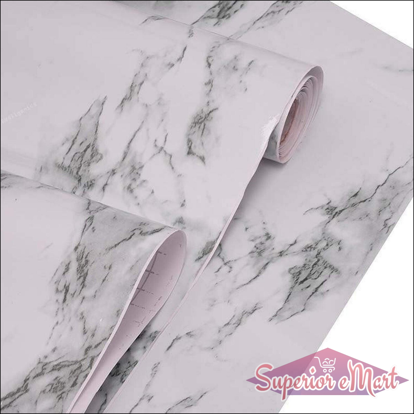 Marble Pattern Adhesive Kitchen Wallpaper 2mx60cm - Superior eMart
