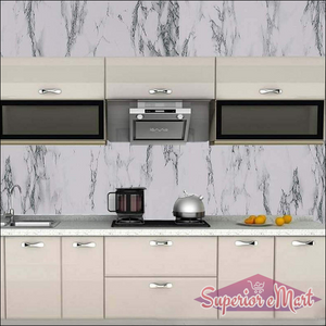 Marble Pattern Adhesive Kitchen Wallpaper 2mx60cm - Superior eMart