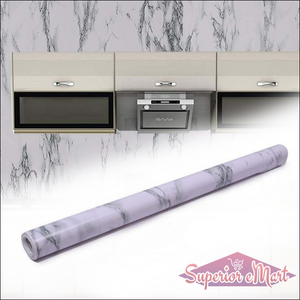 Marble Pattern Adhesive Kitchen Wallpaper 2mx60cm - Superior eMart