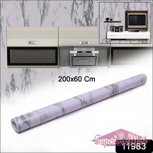 Marble Pattern Adhesive Kitchen Wallpaper 2mx60cm - Superior eMart