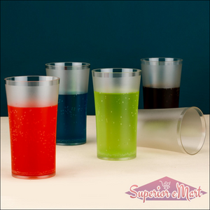 Matt Finish Glass Tumbler Set (Approx 300ml  6 Pc) - Superior eMart