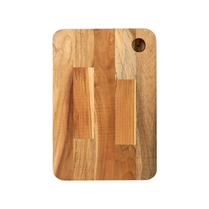 Superior eMart medium cutting board with wooden handle made from durable natural wood