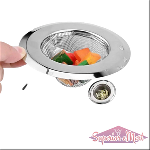 Medium Size Stainless Steel Sink Strainer Kitchen Drain Basin Filter Stopper Drainer - Superior eMart
