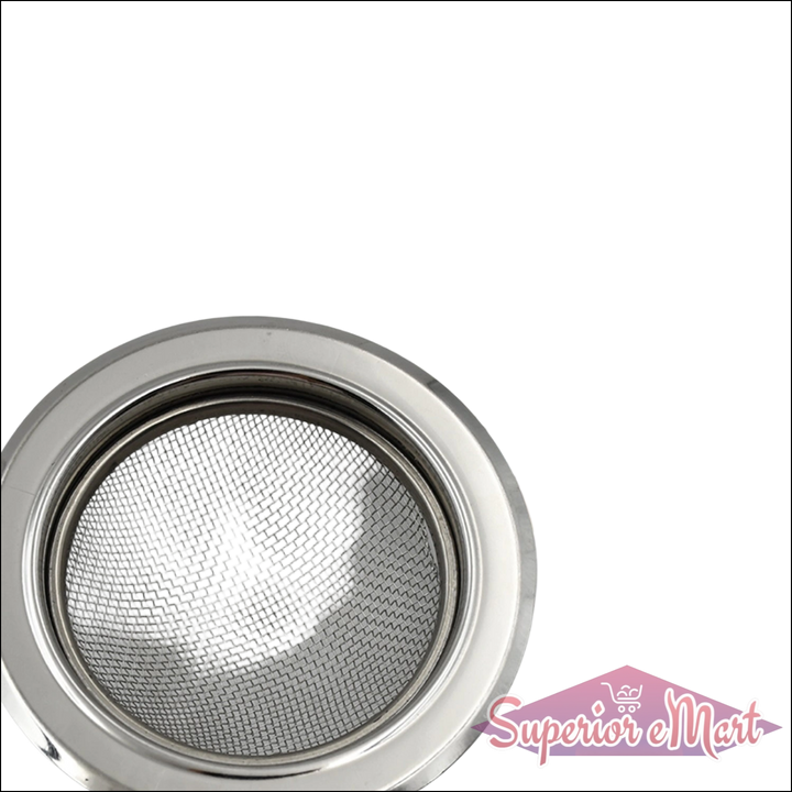 Medium Size Stainless Steel Sink Strainer Kitchen Drain Basin Filter Stopper Drainer - Superior eMart