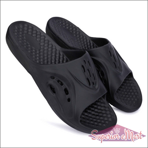 Men's Black Slider - Superior eMart