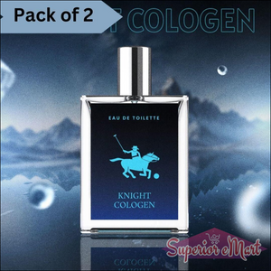 Men's Knight Cologne 50ml pack of 2 with sleek bottles and elegant design for a refreshing scent