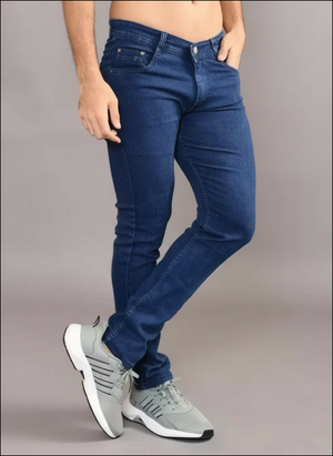 Men's Stylish Denim Jeans - Classic Fit for Timeless Style 4