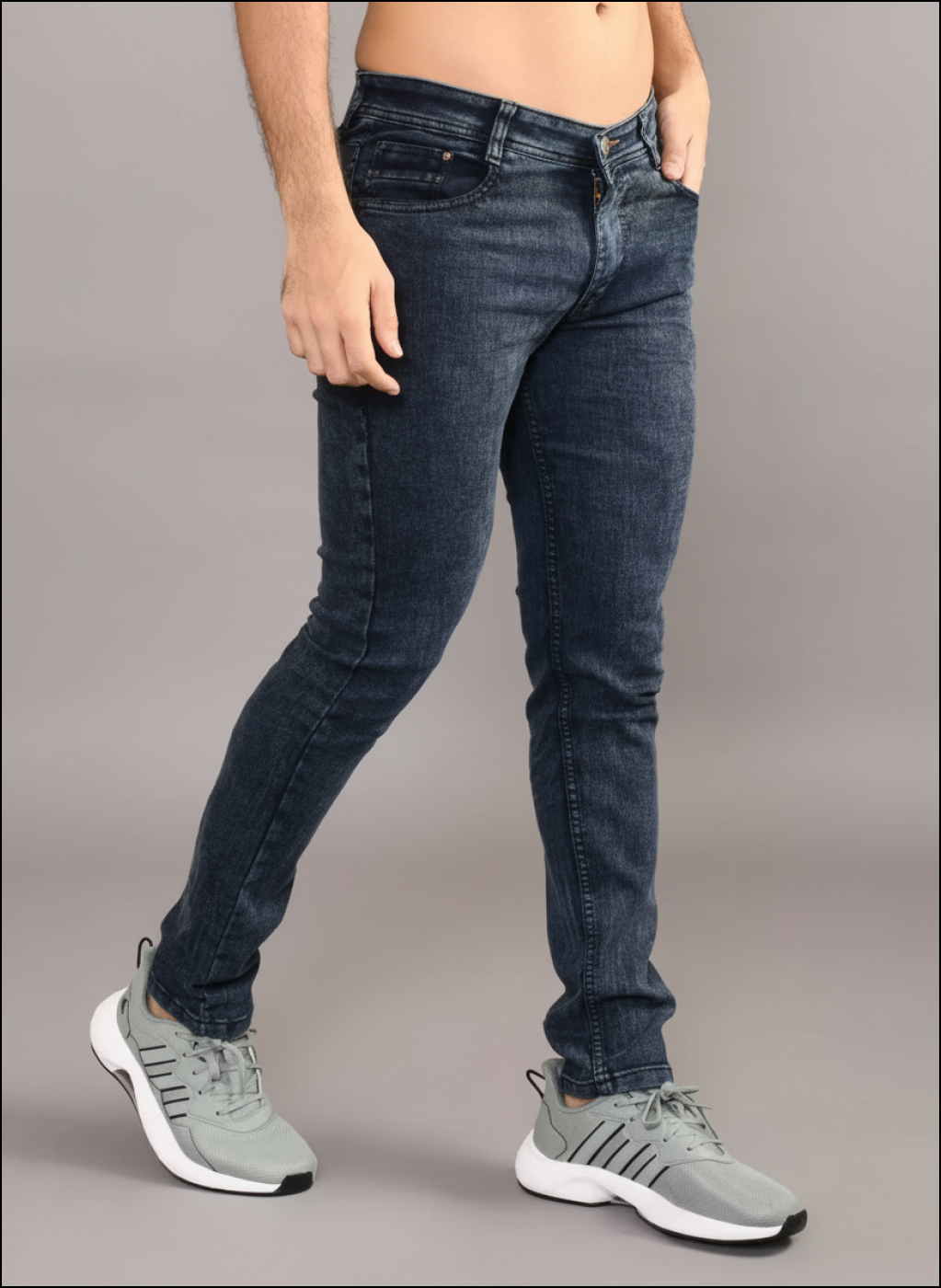 Men's Stylish Denim Jeans - Classic Fit for Timeless Style 2