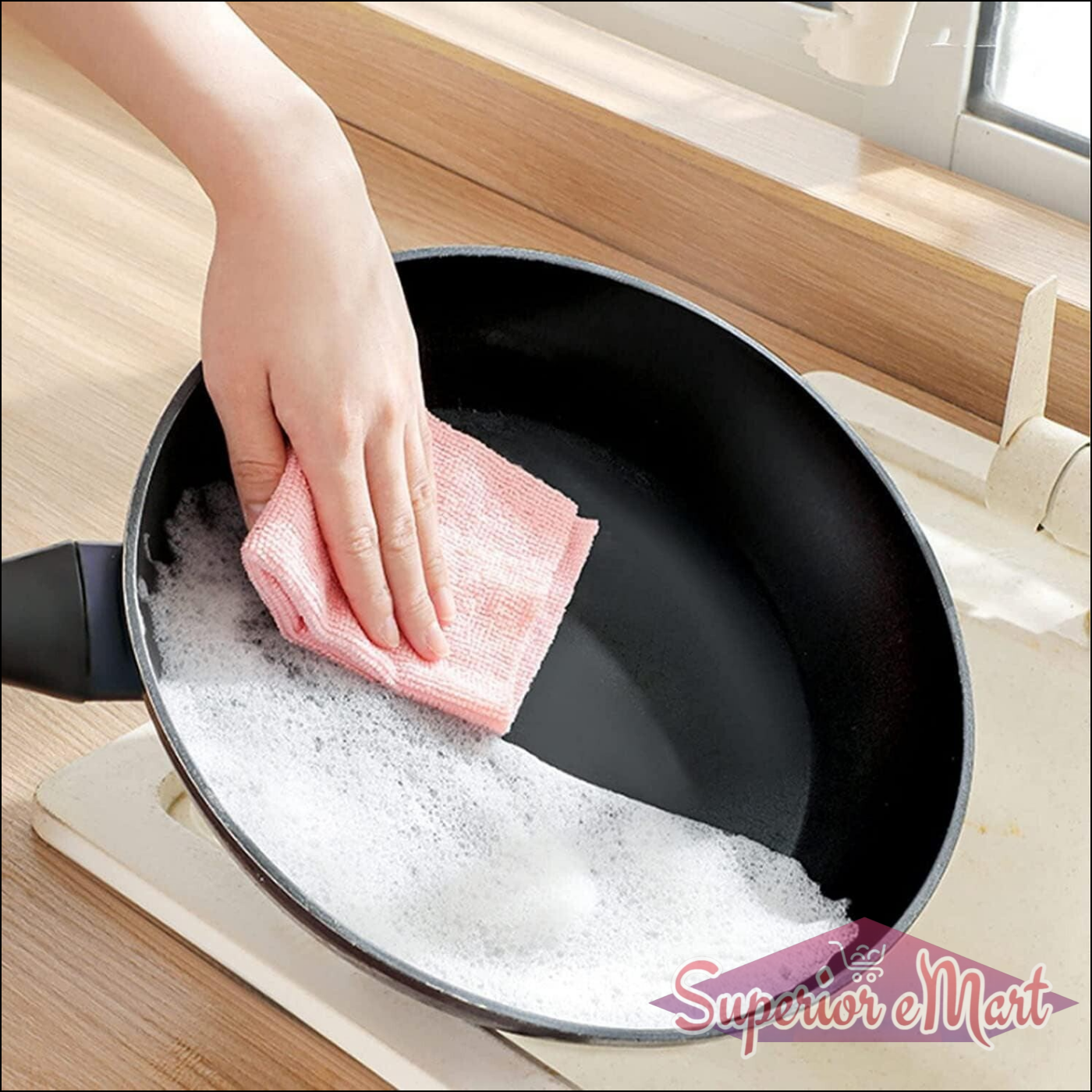 Microfiber Cleaning Cloth With Box Magic Wipe (10 Pcs Set) - Superior eMart