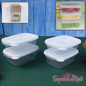 Microwave Safe Food Containers 4-Piece Set - Superior eMart