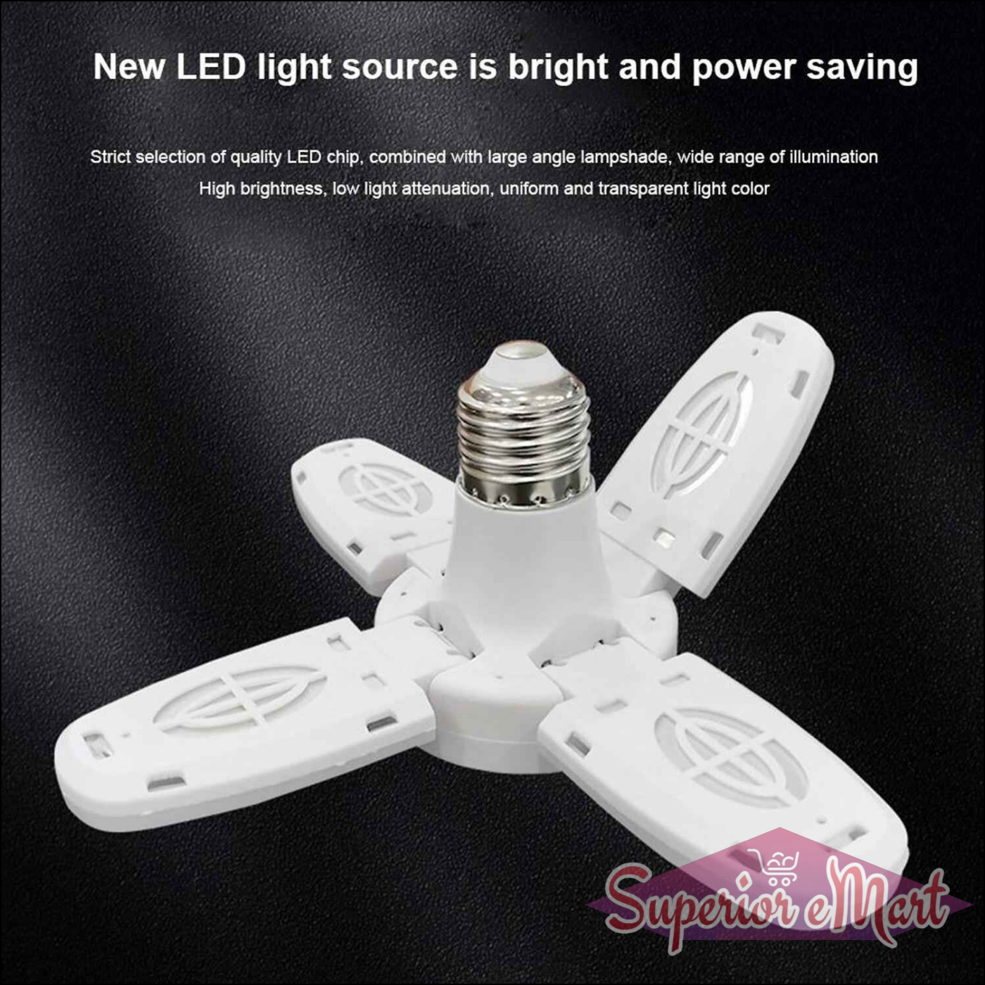Mini Fan Blade LED Bulb - Superior eMart