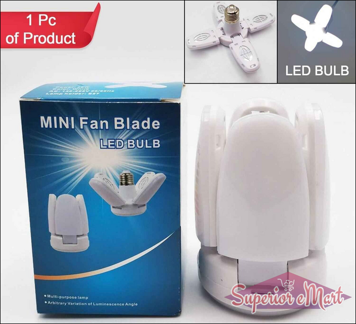 Mini Fan Blade LED Bulb - Superior eMart