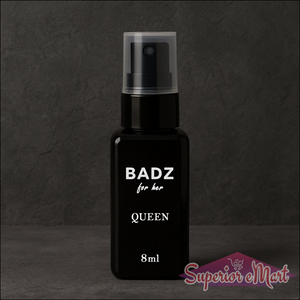 Mini perfume spray set featuring BADZ for her Queen fragrance in an 8ml bottle for convenient travel use