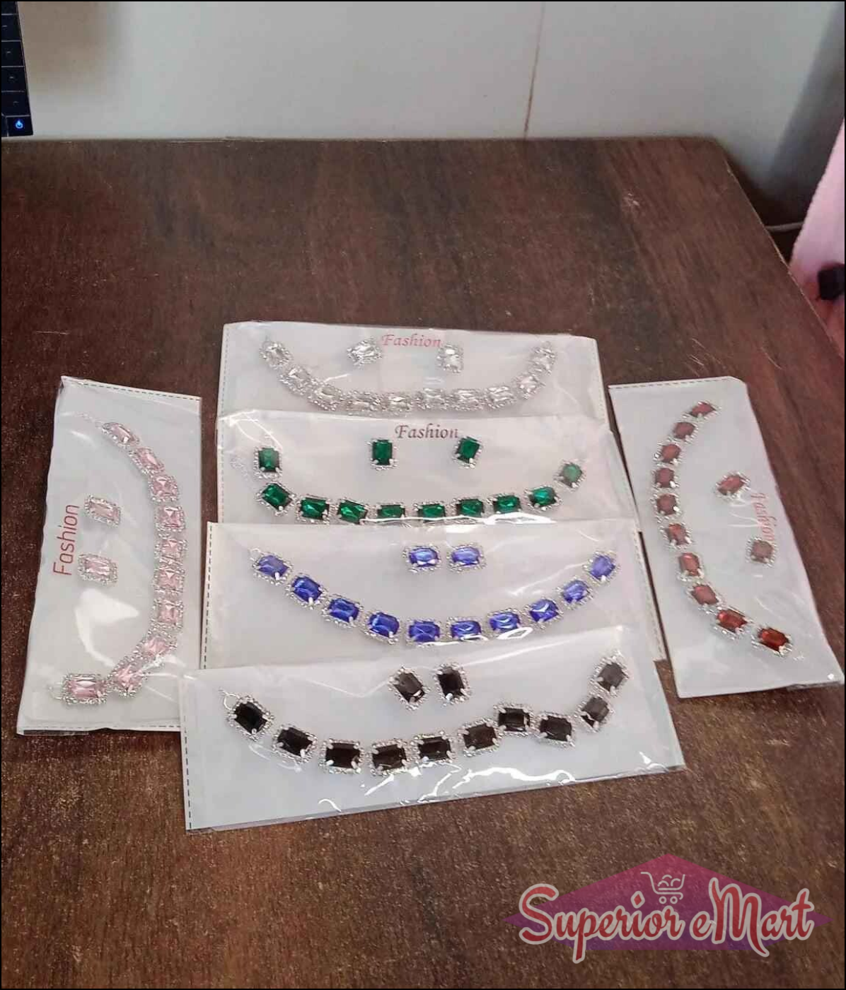 Mixed Color Jewelry Set with Earrings - Superior eMart