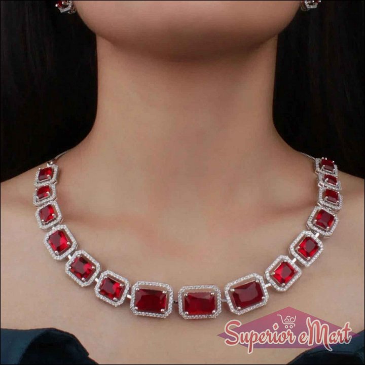Mixed Color Jewelry Set with Earrings - Superior eMart