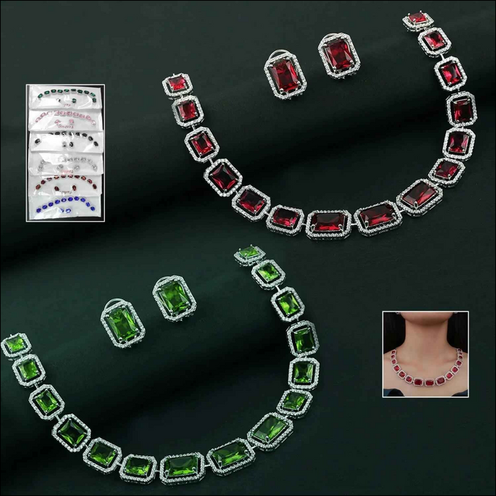 Mixed Color Jewelry Set with Earrings - Superior eMart