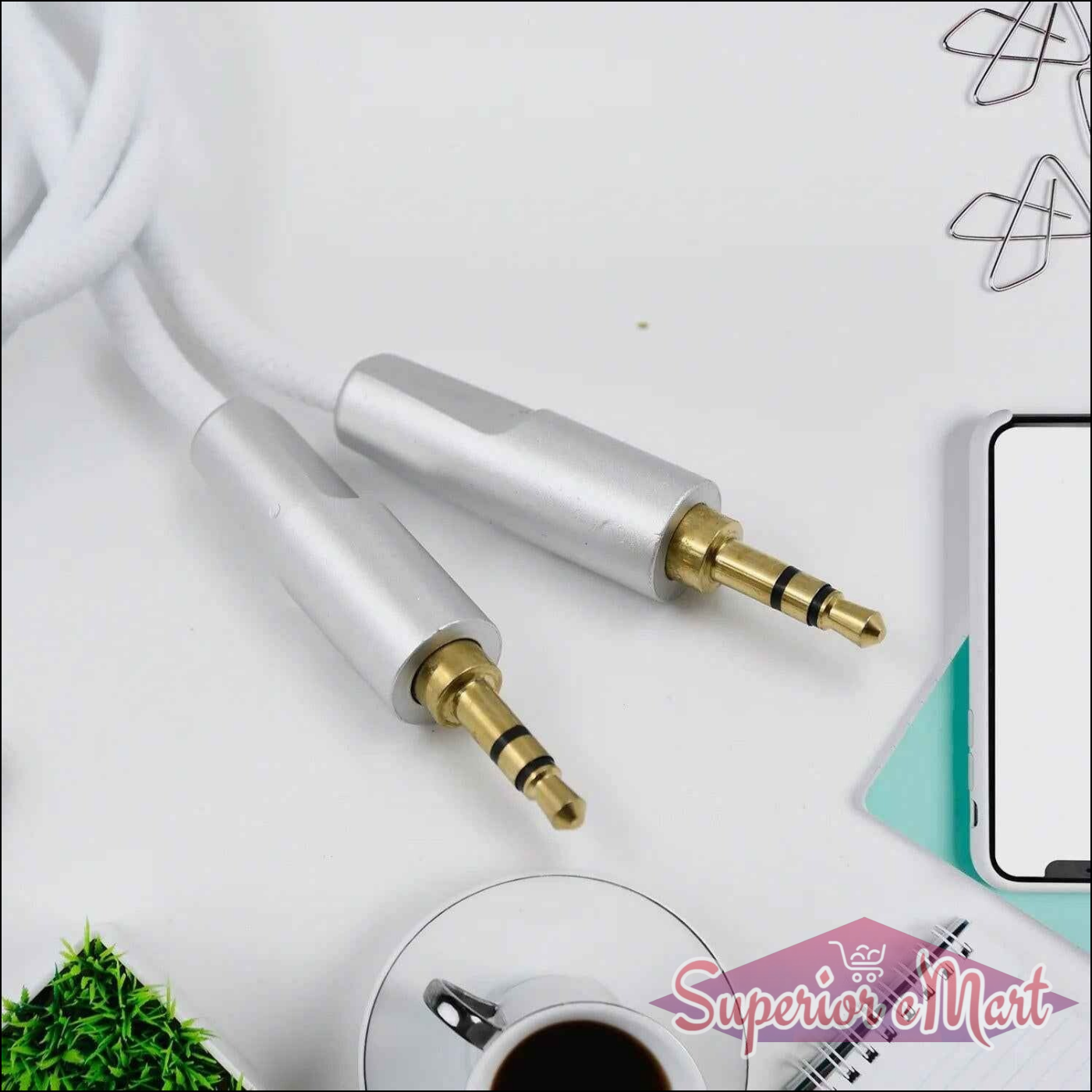 Mobile Tablet AUX Cable 1000mm - Superior eMart