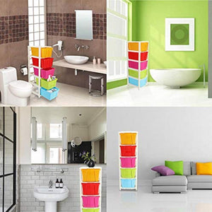 Colorful Modular Drawer Storage System for Efficient Home Organization in Various Room Settings